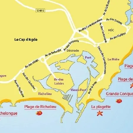 아파트 La Desirade Rdj Centre Port
